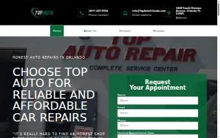 Top Auto Services of Orlando website