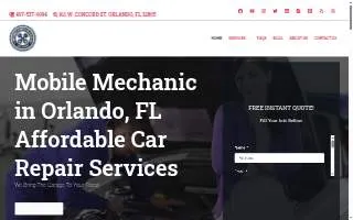 Mobile Mechanic Pros Of Orlando website