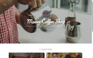 Moore Coffee Shop website