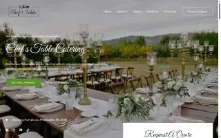 Chef's Table Catering of Philadelphia website