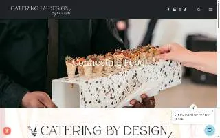 Catering By Design of Philadelphia website