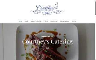 Courtney's Catering website