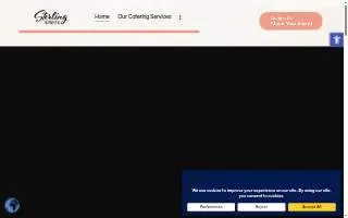 Sterling Events Hospitality website