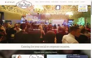 San Jose Catering Company website