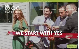 QC Catering website