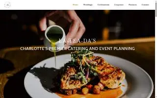 La-tea-da's Catering & Events website