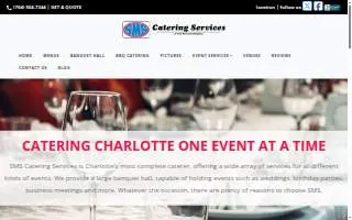 SMS Catering Services website