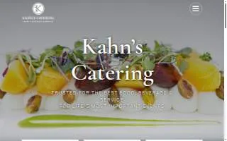 Kahn's Catering of Indianapolis website