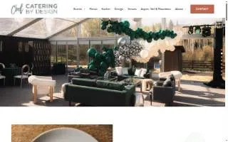 Catering By Design of Denver website