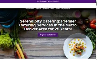 Serendipity Catering of Denver website