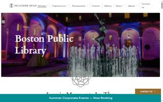 The Catered Affair at the Boston Public Library