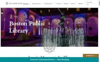The Catered Affair at the Boston Public Library website