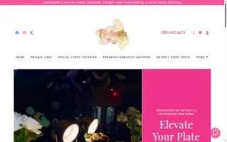 Plenti Pastas Plus More Family & Event Catering, LLC. website