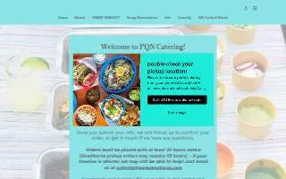 ¿Por Qué No? Catering website