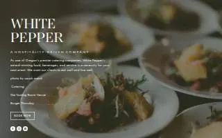 White Pepper website