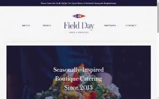 Field Day Feasts & Gatherings website