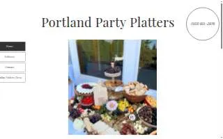 Portland Party Platters website
