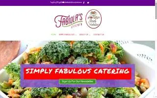 Simply Fabulous Catering website