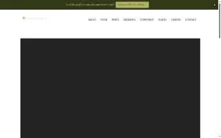 Crushed Ice Catering website