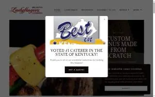 Ladyfingers Catering Inc. of Louisville website