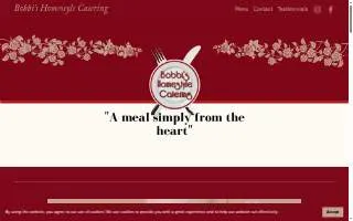 Bobbi's Homestyle Catering of Albuquerque website