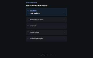 Chris' Catering