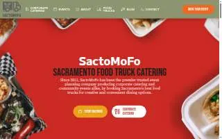 SactoMoFo Corporate Catering of Sacramento website