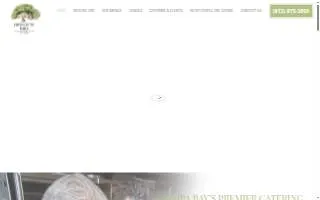 Catering By The Family of Tampa website