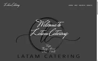 Latam Catering website