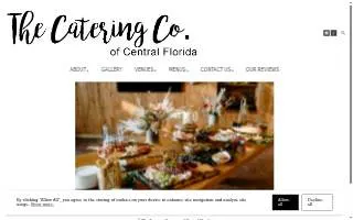 The Catering Company of Central FLorida website