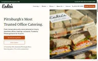 Eadie's Market & Catering website