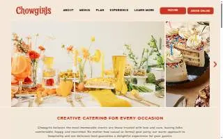 Chowgirls Catering of Minneapolis website