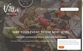 Vittles Catering website