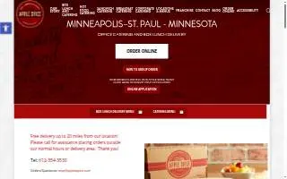Apple Spice Box Lunch Delivery & Catering Minneapolis/St. Paul website