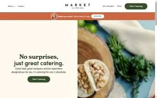Market Catering of Salt Lake City website
