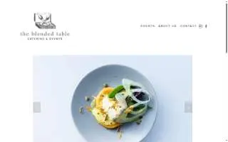 The Blended Table website