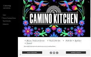 El Camino Kitchen Catering of Salt Lake City website