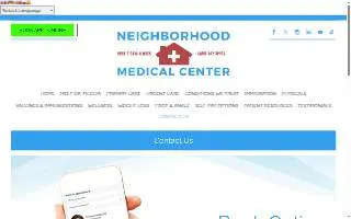 Neighborhood Medical Center. Martin G. McElya, DO website