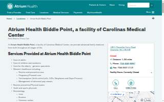 Atrium Health Biddle Point