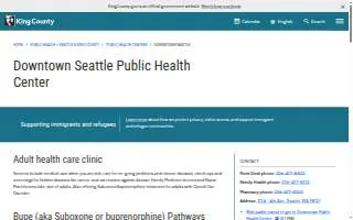 Downtown Public Health Center website