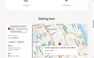 CareNow Urgent Care - Downtown North Gulch website