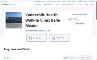 Vanderbilt Health Walk-In Clinic Belle Meade