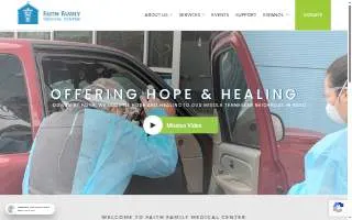 Faith Family Medical Center website