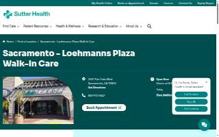 Sacramento - Loehmanns Plaza Walk-In Care