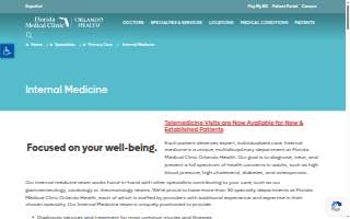 Florida Medical Clinic Orlando Health - Primary Care