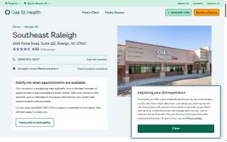 Oak Street Health Southeast Raleigh Primary Care Clinic