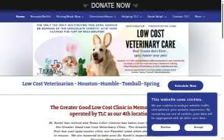 The Greater Good Low Cost Spay, Neuter, & Vaccinations website