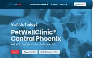 PetWellClinic - Central Phoenix website