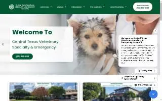Central Texas Veterinary Speciality and Emergency Hospital website