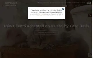 St. Francis Animal Hospital of Jacksonville website